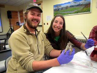 Figure 8: Assisting Dr. Link Olsen from UAF.