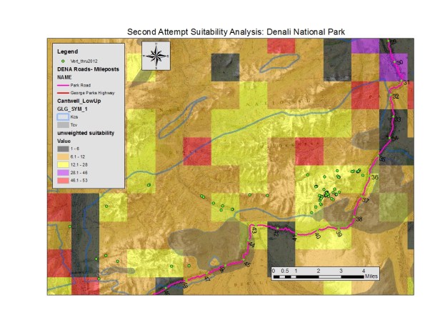 Figure 5: Second draft of suitability analysis in DENA.