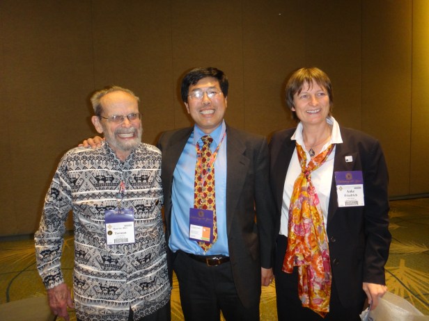 Dr. Ric Terman (left) received Outstanding GSA IS Service Award - a pleasant surprise!! 