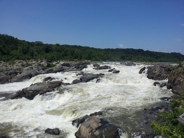 Overlook of the Potomac River and the Mather Gorge Formation at Great Falls, MD