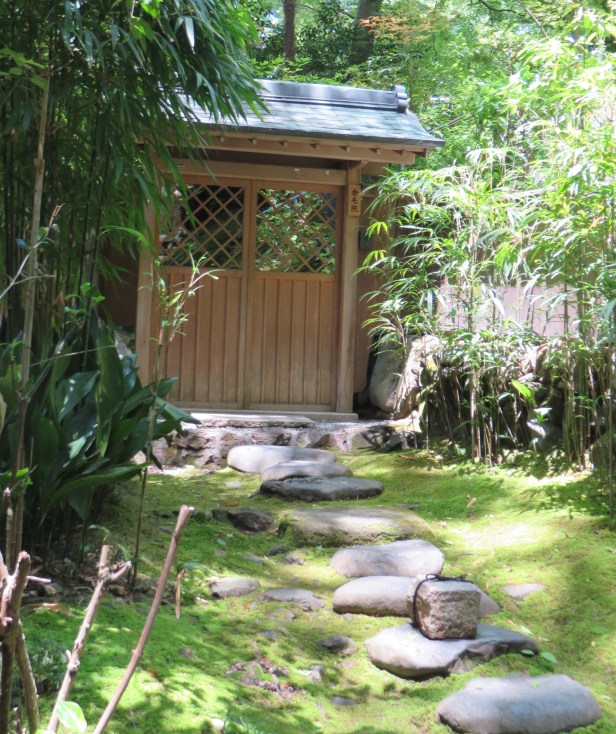 This has to be the most polite “do not enter” message I’ve ever seen- a large square shaped rock with a ribbon tied around it to block the pathway…..