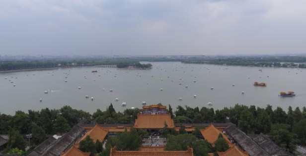 In the bustle of Beijing, there are still some serene moments looking at the Summer Palace grounds.