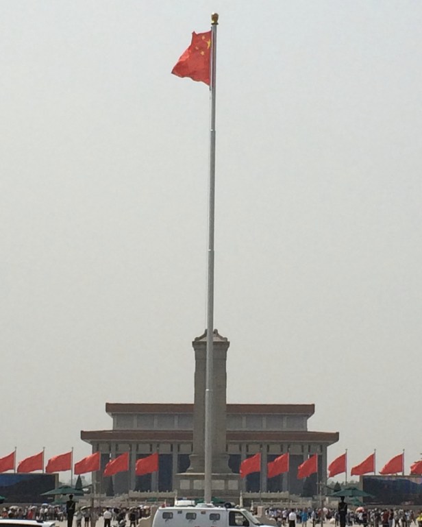 Tiananmen Square, the world’s largest public square (looking south from the Forbidden City).