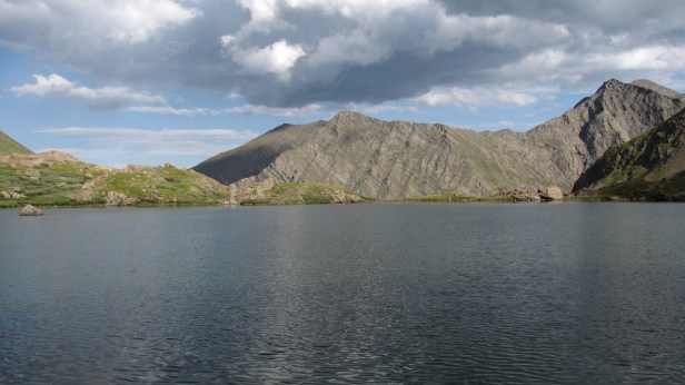 Backcountry lake (caught some nice rainbow trout here) in the Sangre de Cristo mountains