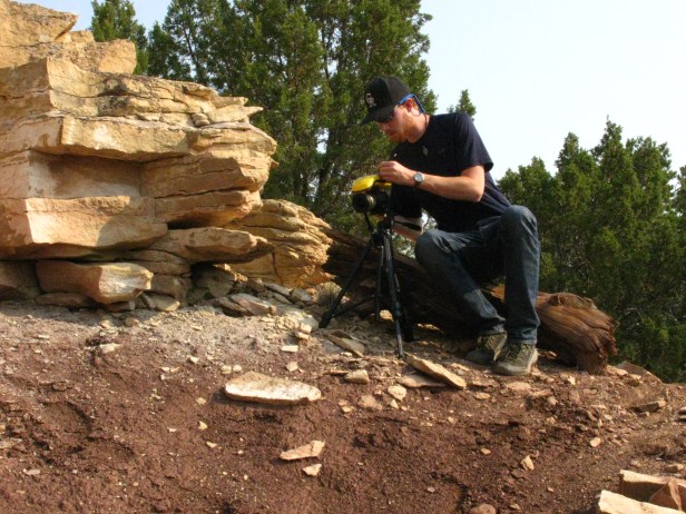 Collecting photo point data in the Garden Park Fossil Area