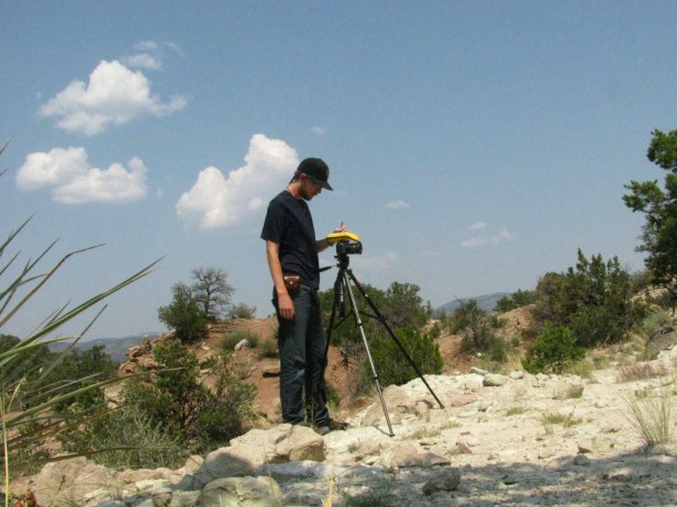 Collecting photo point data in the Garden Park Fossil Area