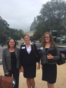 The Capitol Building photobombs GeoCVD participants on the Hill.