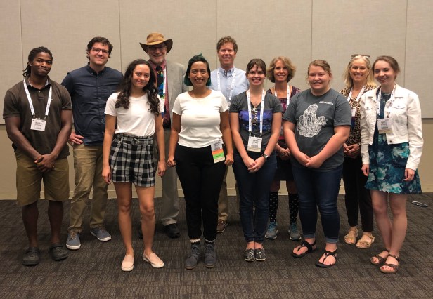 GSA President Don Siegel meets with Science Communication Interns and Communications Staff at the 2019 GSA Annual Meeting in Phoenix, AZ.